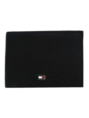 Tommy Hilfiger Geldbörse JOHNSON Mini Schwarz Herren Geldtasche AM0AM00662-002 - Bild 1 von 3