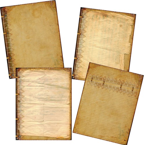 Shabby Journal Paper Pack - EZ-7093 - Picture 2 of 3