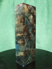 Stabilized Turkish walnut block - knife handle gun grips pen turning #645