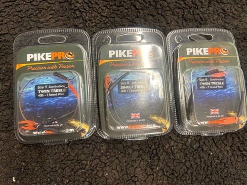 Pike Pro Twin Treble and Single treble tracers (3 pack)