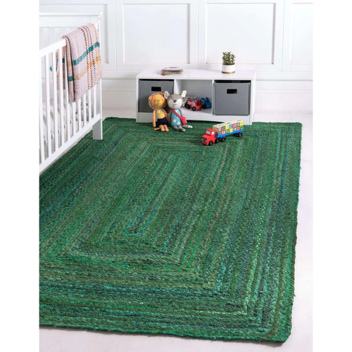 Rug 100% natural cotton handmade reversible modern living area carpet decor rug - Picture 2 of 12