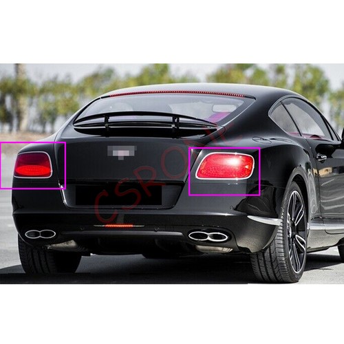 USA STOCK CHROME Rear Light Trims for 2012-2018 Bentley Continental GT GTC SPEED - Picture 5 of 6