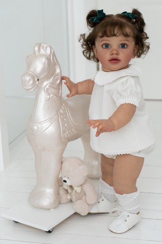 Realistic Reborn Toddler Dolls 26inch Lifelike Baby Doll Weighted Baby Doll Girl