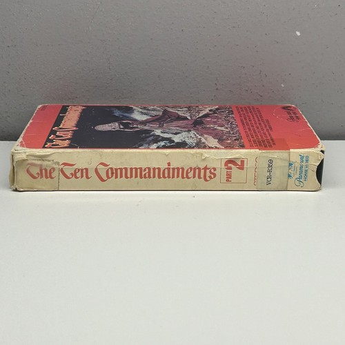 Cecil B. DeMille The Ten Commandments VHS 1956 Video Tape Heston Part 2 Only GOD - Picture 8 of 15