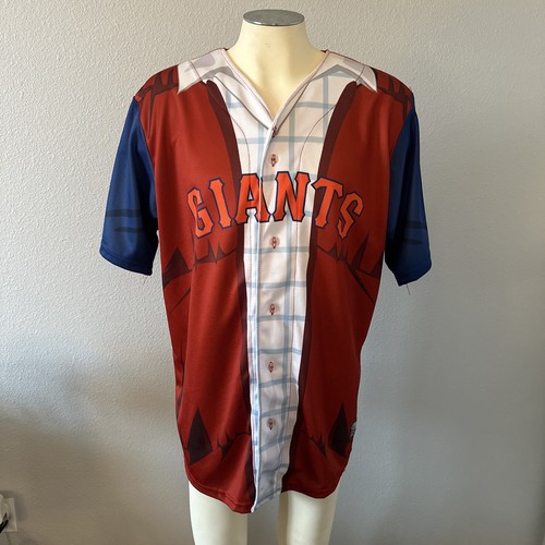 Camiseta rara de los Gigantes de San José #18, rara con firma jugador inseguro talla 48 XL - Imagen 1 de 16