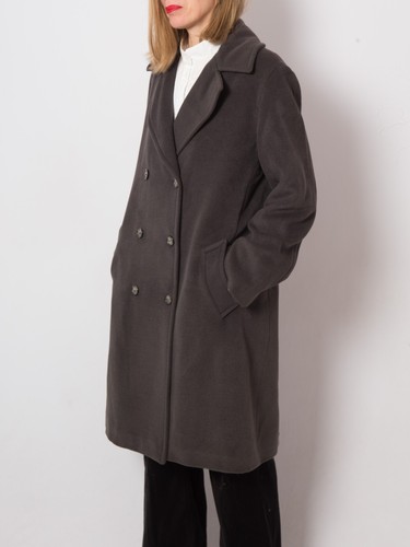 MARELLA LUXE Angora Wool Oversized Double Breasted Coat Size M/L Max Mara Group - Picture 5 of 11