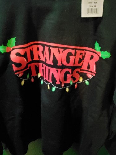 STRANGER THINGS Netflix CHRISTMAS SWEATER sz M NEW women's bust /chest 40" NWT - Picture 7 of 10