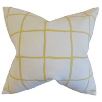 The Pillow Collection 18 Square Owen Checked Throw Pillow on sale The Pillow Collection 18 Square Owen Checked Throw Pillow on sale