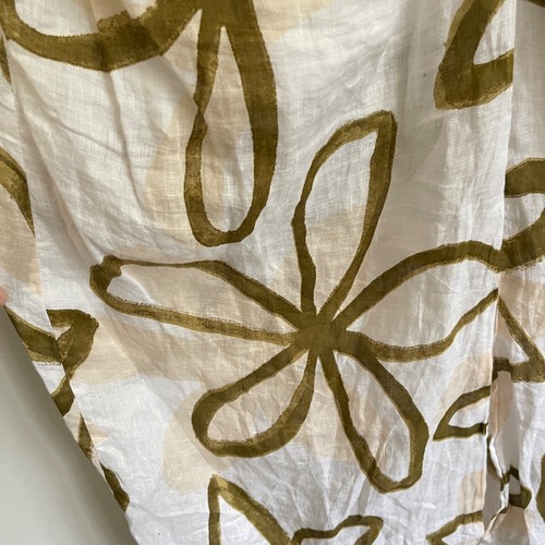 Zulu And Zephyr Olive Flower Linen Maxi Dress Size 14 RRP$370 - Picture 7 of 10