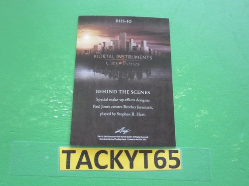 THE MORTAL INSTRUMENTS CITY OF BONES 2013 SINGLE BEHIND THE SCENES NEW CHOOSE - Picture 32 of 36