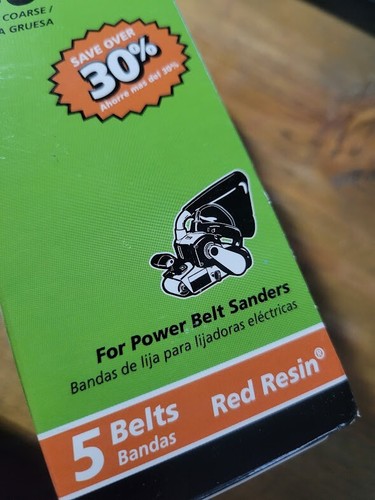 GATOR POWER Sanding Belts 120 Grit 3" x 21" 5-Pack 76mm x533mm FINE NIP - Picture 2 of 3