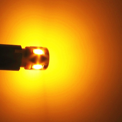 LED Amber Yellow Front Side Marker Blinker Bulb Replace For 2002-2009 GMC Envoy - Picture 2 of 6