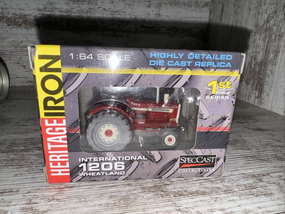 1/64 International 1206 Wheatland Tractor Heritage Iron Open Station Spec Cast - Image 2 of 4