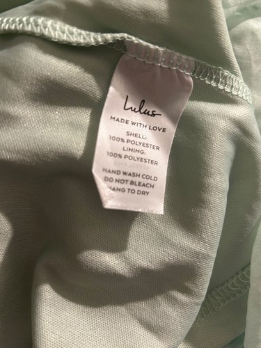 Lulus Maxikleid Sweetheart Blumen pastellgrün Flatterärmel rückenfrei Fee XL - Bild 13 von 13