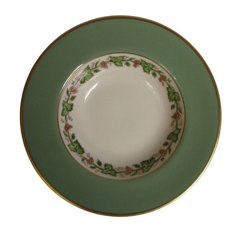 Vintage Franciscan China Concord Grapevine Design Coupe Cereal Bowl Gold Trim - Picture 1 of 9