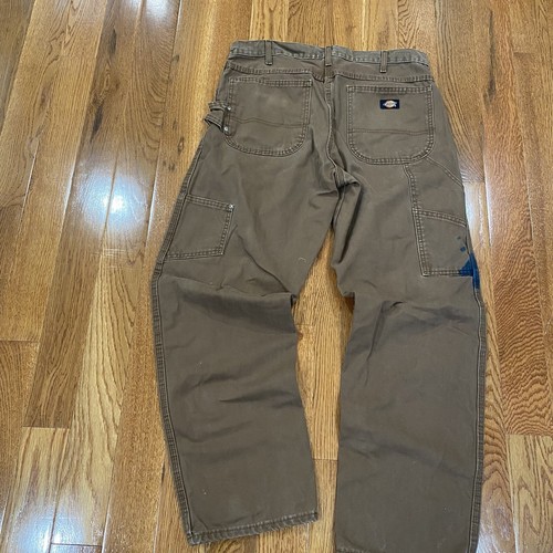 Vintage Dickies Carpenter Pants Canvas Y2K Streetwear Workwear Men’s Size 32 - Picture 8 of 11