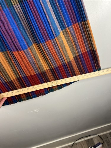 Vintage Century Rock Erwachsene 10 mehrfarbig Midi Plissee 70er 80er Damen B33 - Bild 7 von 12