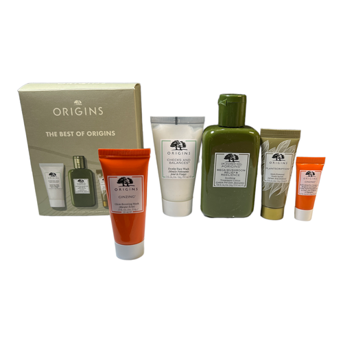 Origins 4-Pc The Best of Origins Skincare Travel Gift Set Plus Ginzing Glow Mask - Picture 2 of 6