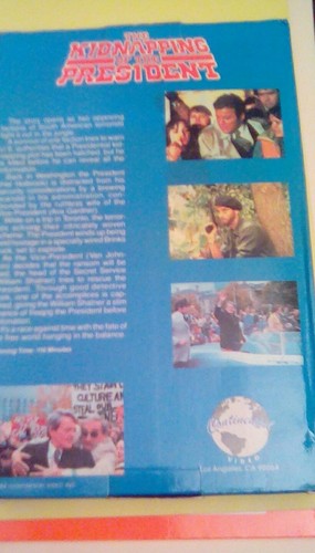 The Kidnapping of the President BIG Box (1980) VHS William Shatner Hal Holbrook - Picture 2 of 6