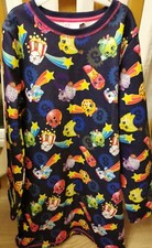 GIRLS DRESSING GOWN SHOPKINS NOVELTY SOFT FLEECE LINED WARM NIGHTWEAR 11-12Y NEW