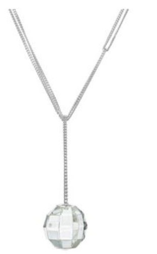 Collana gioielli BACCARAT sfaccettature argento corto 17 3/4" $900 nuovissima in scatola - Foto 3 di 3