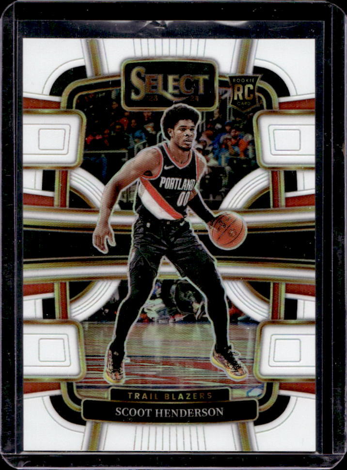 2023-24 Select Scoot Henderson White Prizms RC Concourse #125/149 #77