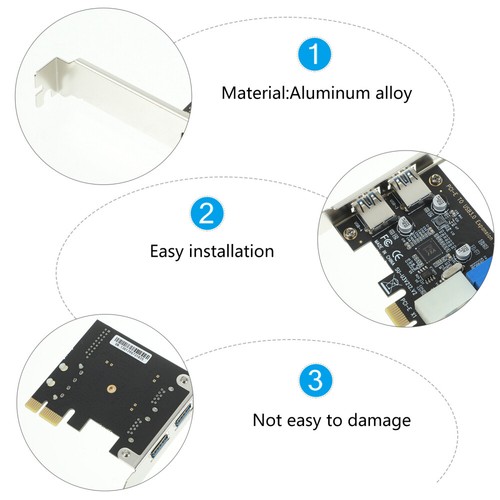 Carte D'adaptateur USB Cartes D'extension Pour Ordinateur Expanseur - Photo 7/12
