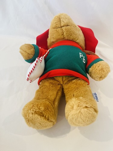Paddington Bear Plush Sears Holiday Christmas Teddy Bear Stuffed Animal HM Decor - Picture 14 of 14