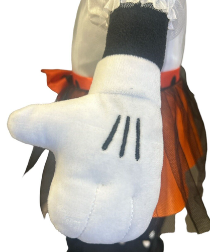 DISNEY Halloween 22” Minnie Mouse W/Black & Orange Outfit NWT - Picture 7 of 10