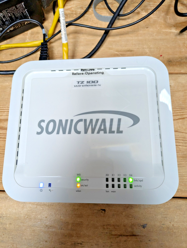 Sonicwall TZ 100 APL22-080 Wireless N Network Firewall w/ Adapter - Afbeelding 8 van 11