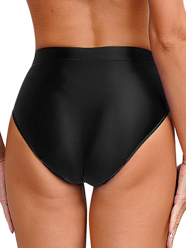 AU Womens Solid Briefs Underwear Long Leg Stretch Boxers Breathable Yoga Shorts - Picture 91 of 91