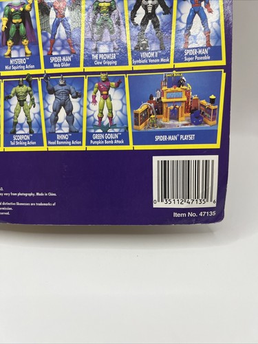 Spider-Man Toy Biz Marvel Comics The Prowler Extending Claws The Animated 1995 - Picture 8 of 10