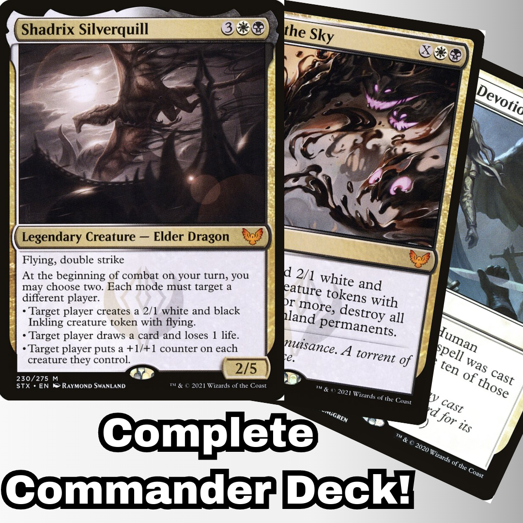 Shadrix Silverquill Commander Deck EDH 100 Magic Cards Custom Deck