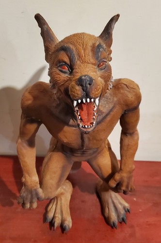 Rare HALLOWEEN FoamRubber WareWolf/Lycan Prop Red EYES - Picture 2 of 8