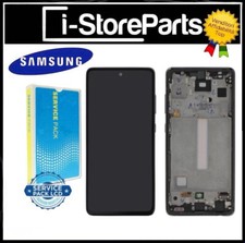 DISPLAY LCD FRAME ORIGINALE SAMSUNG GALAXY A52S 5G SM-A528 TOUCH SCREEN VERDE