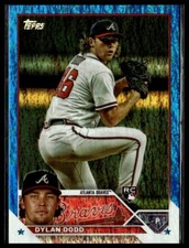 2023 Topps Update US51 Dylan Dodd Atlanta Braves RC Blue Foil 257/999