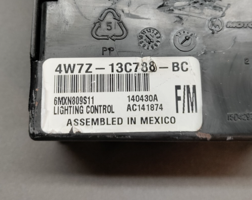 2003 2004 Grand Marquis Crown Vic Marauder Light Control Module 4W7Z-13C788-BC - Picture 3 of 3
