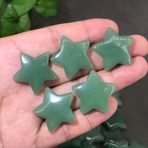 5 piezas Estrellas de Aventurina Verde Natural Cristal Curativo Cristal Regalo 1" - Imagen 8 de 11