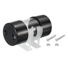 Cylindrical Water Cooling Tank G1/4" D50mm L100mm Clear with Acrylic and POM