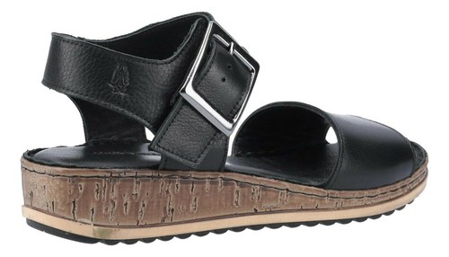 Womens Hush Puppies Ellie Slingback Wedge Heeled Buckle Sandals Sizes 4 to 8 - Picture 3 of 38
