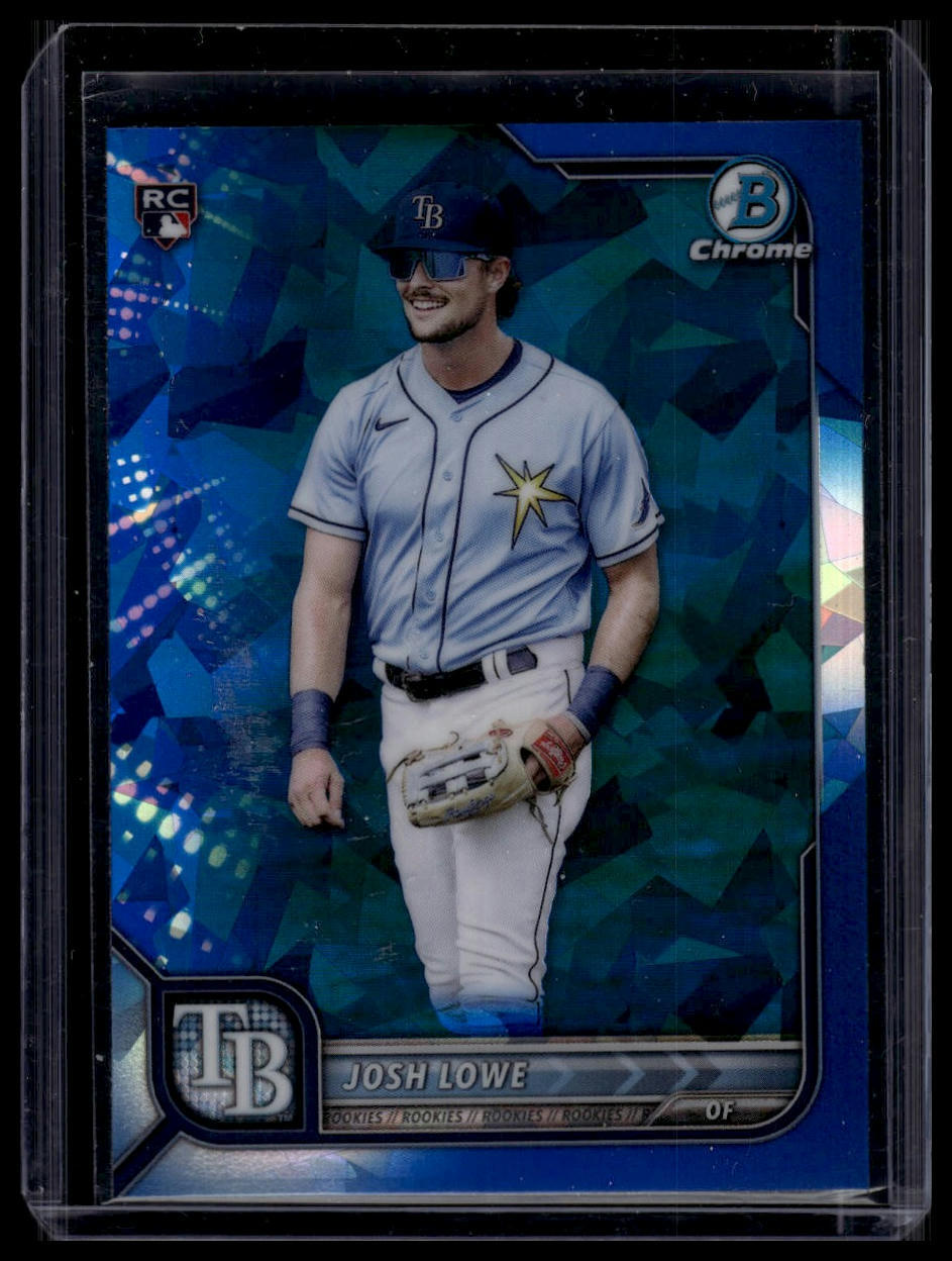 2022 Bowman Chrome Sapphire Edition #87 Josh Lowe Rookie RC