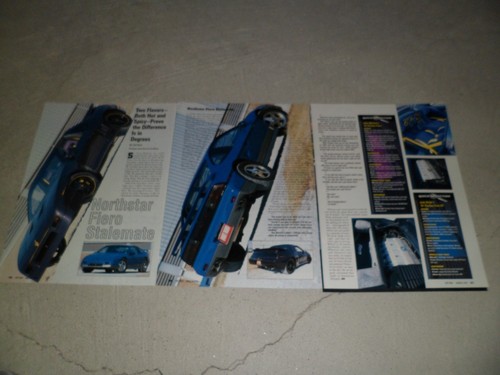 VARIOUS PONTIAC FIERO AD / ARTICLES COLOR / BLACK & WHITE - Imagen 15 de 29