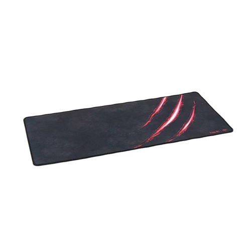 Gaming-Mauspad 700x300x3mm Wasserfest und Rutschfest Schwarz-Rot - Bild 4 von 4