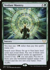 Magic the Gathering (mtg): STX: Verdant Mastery  (x 4) - Rare