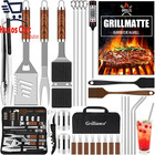 Grilliance 30Pcs Stainless Steel Grill/ BBQ Tool Set Heavy Duty Barbecue Tong 