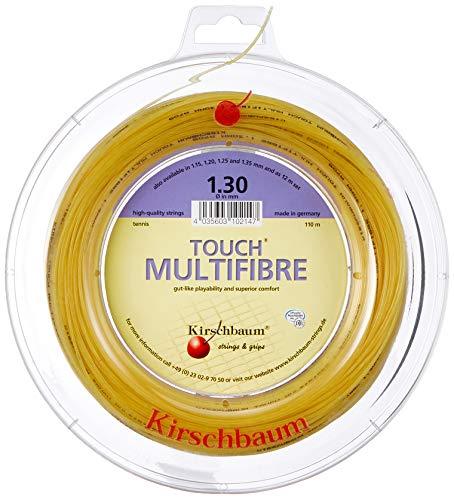 Kirschbaum Reel Touch Multifibre Tennis String, 1.25mm/17-Gauge, 1.25mm/17-Gauge, 1.25mm/17-Gauge, Natural ba6095 Kirschbaum Reel Touch Multifibre Tennis String, 1.25mm/17-Gauge, 1.25mm/17-Gauge, 1.25mm/17-Gauge, Natural ba6095