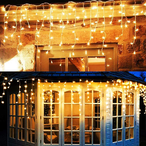 360 Led Icicle Christmas Lights Outdoor Dripping Icicle ...