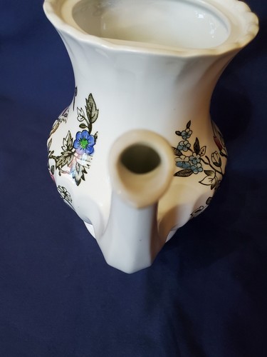 english staffordshire kashmir j & g meakin england porzellan kaffeekanne & deckel - Bild 5 von 7