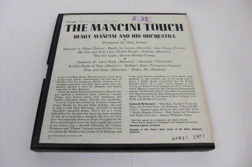 Henry Mancini The Mancini Touch Reel to Reel Tape - Imagen 7 de 12