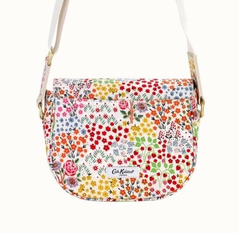 Cath Kidston Mini borsa da sella Kingdom Ditsy tracolla borsa a tracolla 100% cotone - Foto 5 di 5